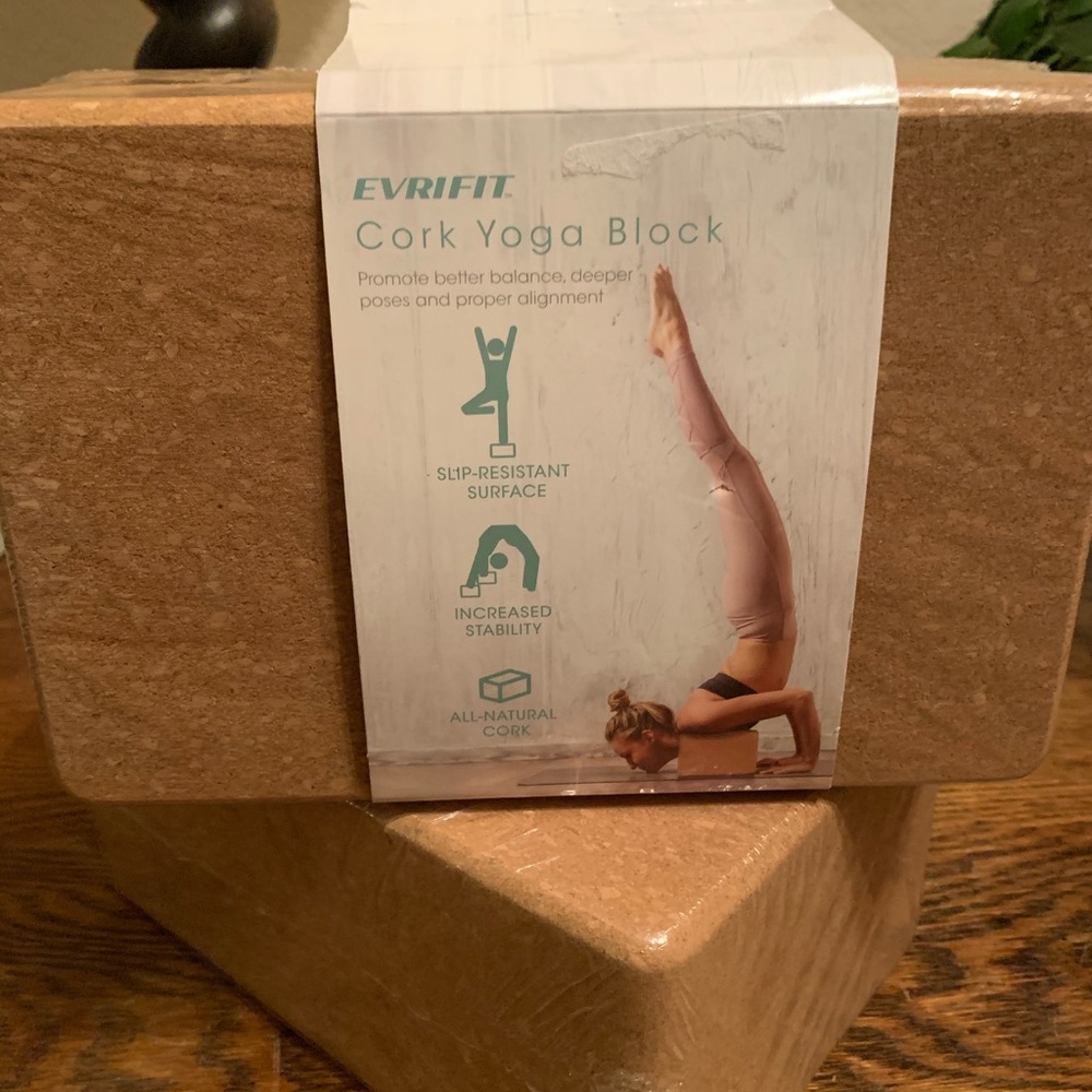 Cork Yoga Block set of 2